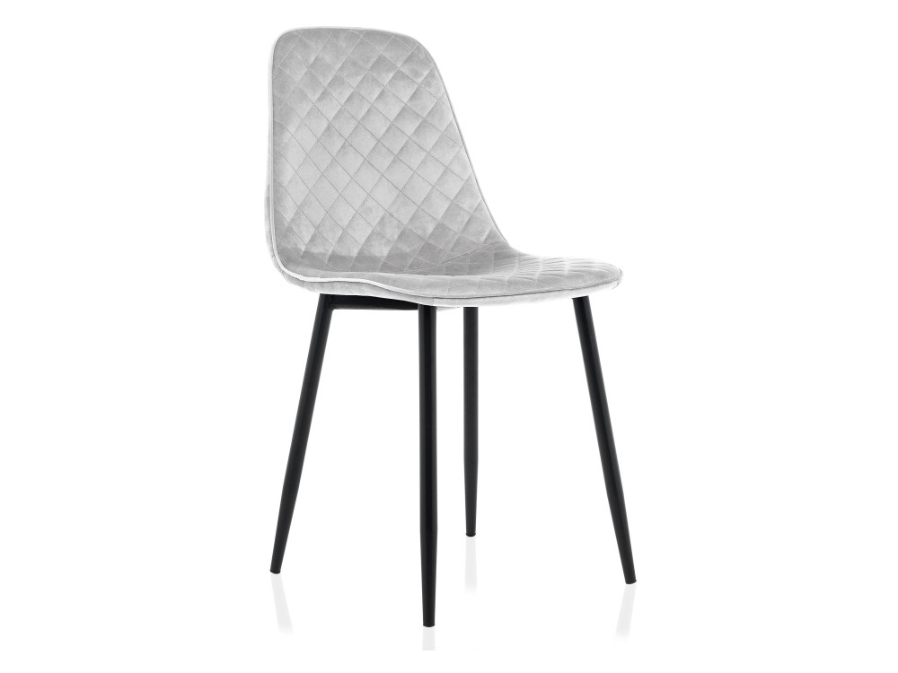 Capri серый Стул Черный, Окрашенный металл стул kenner 124r v11 серый опоры белые серый металл
