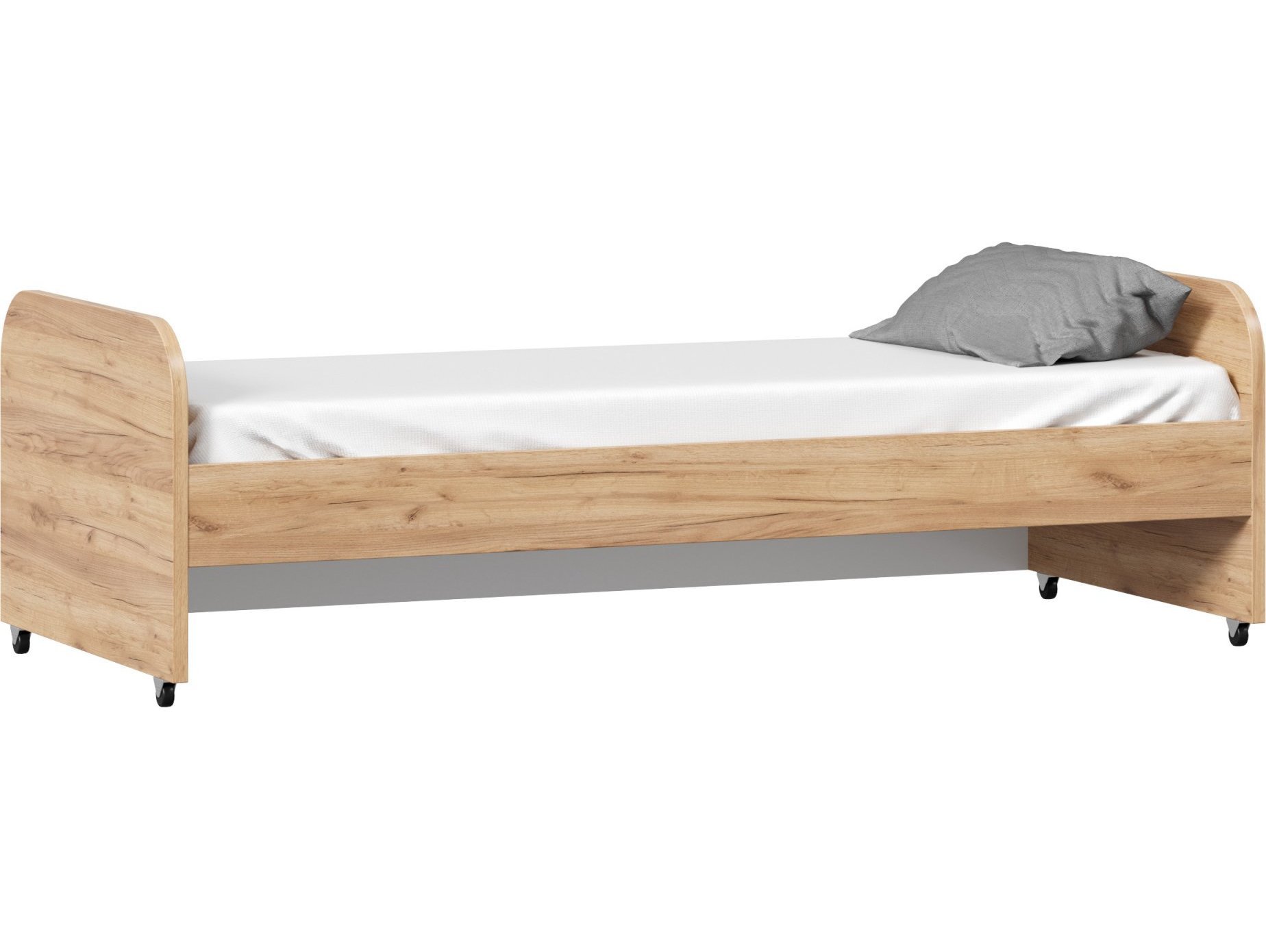 Урбан Кровать выкатная для кровати-чердака (Дуб Золотой/Белый) Белый тумба выкатная флер дуб седан