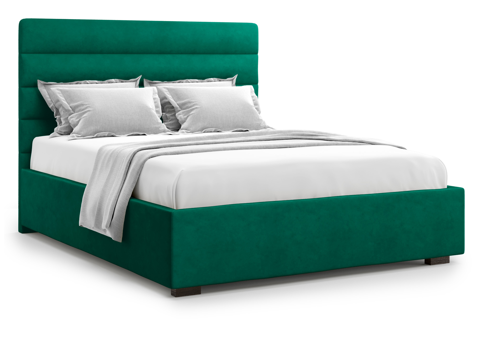 Кровать Karezza без ПМ (140х200) Зеленый, ДСП