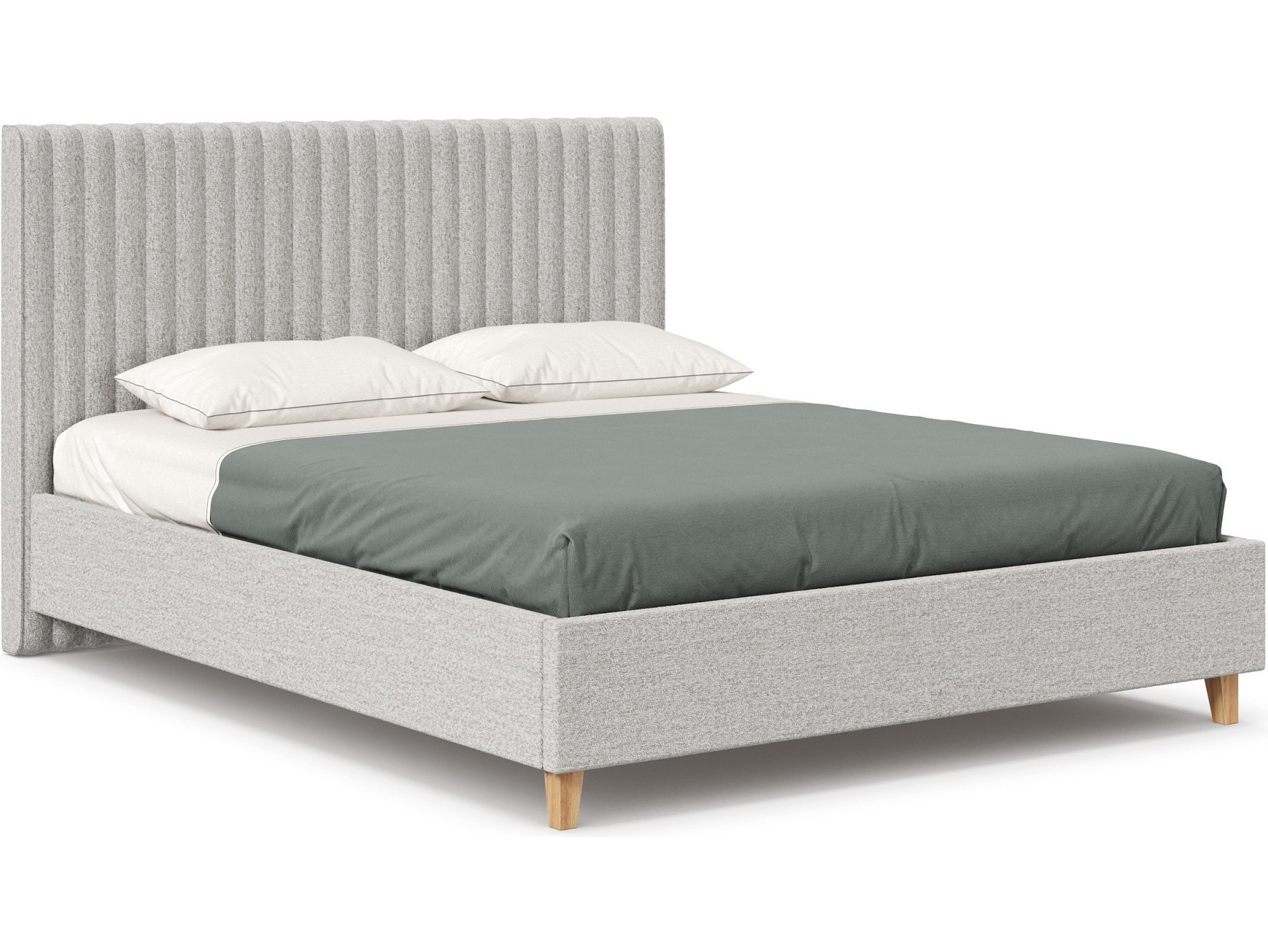 Бари Кровать двуспальная 1600 мягкая с подъёмным механизмом (Серый, Ткань BEATTO PLAN-1) мягкая двуспальная кровать стефани 160 на 200 капучино с
