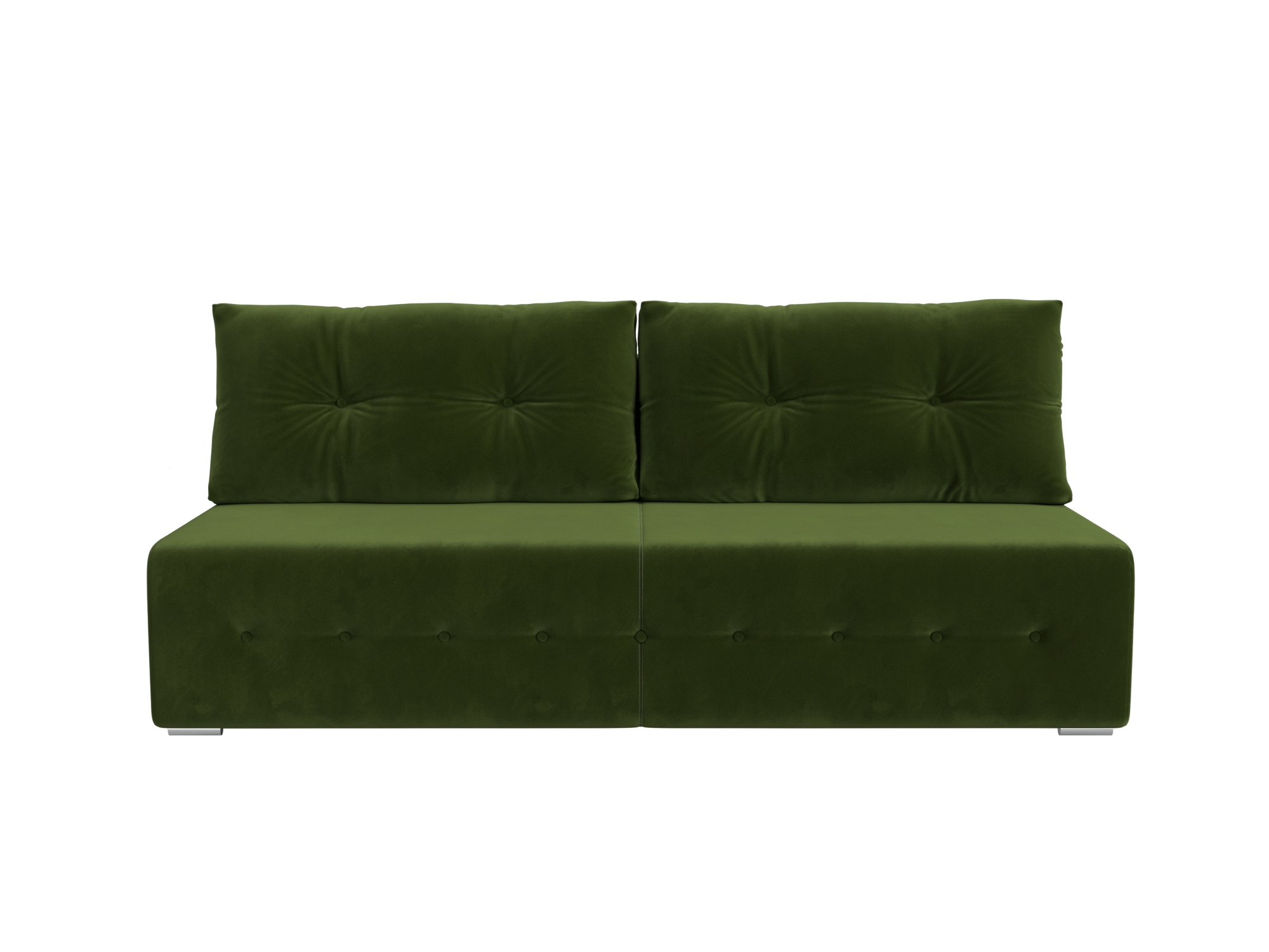 Диван Лондон MebelVia Зеленый, Микровельвет, ЛДСП диван лига диванов лондон микровельвет зеленый прямой