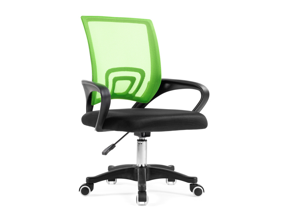 цена Turin black / green Компьютерное кресло MebelVia Черный, Зеленый, Ткань, Пластик