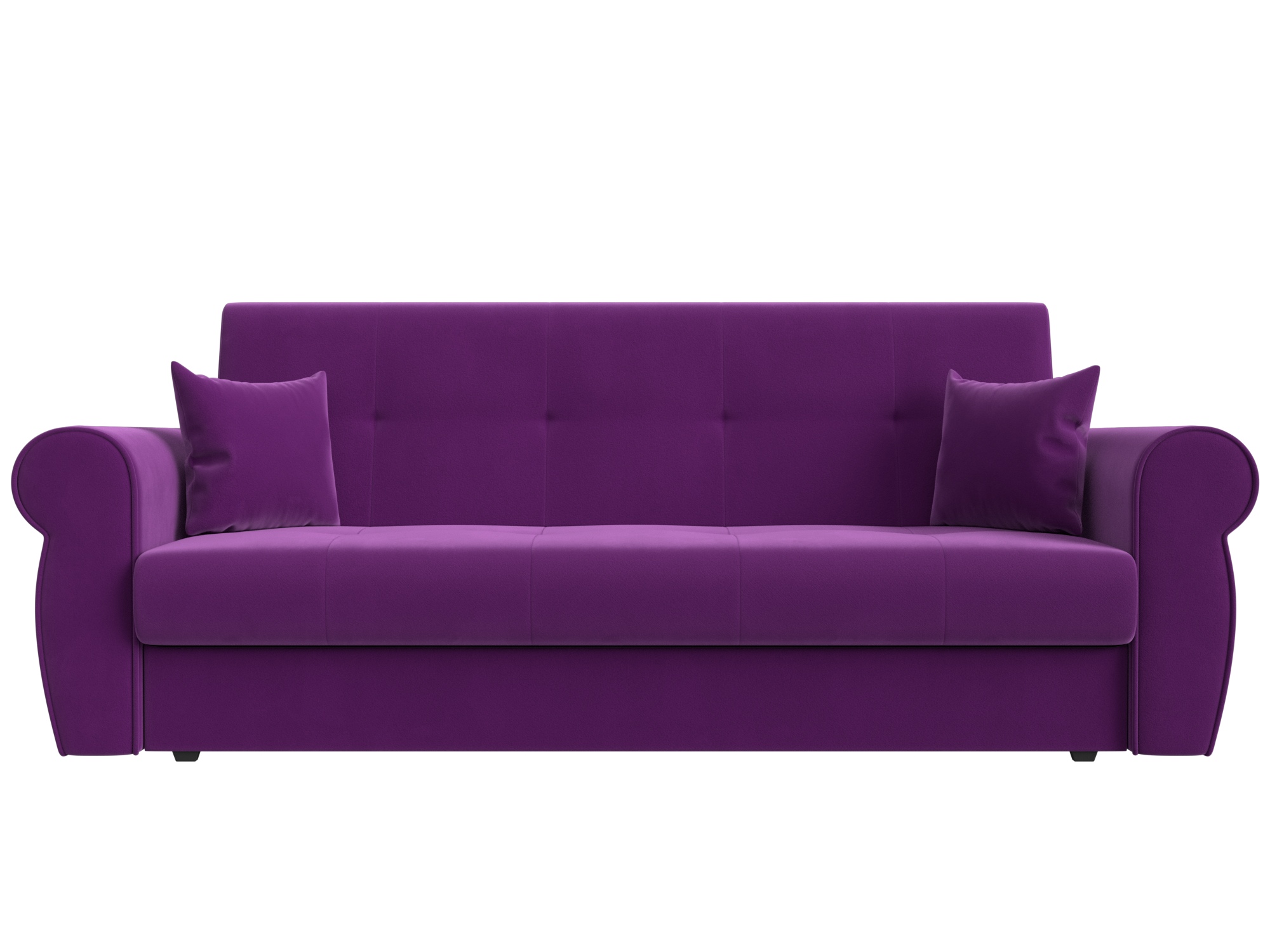 кровать лига диванов далия 200 микровельвет фиолетовый Диван Лига-019 MebelVia Фиолетовый, Микровельвет, ЛДСП, Рейка