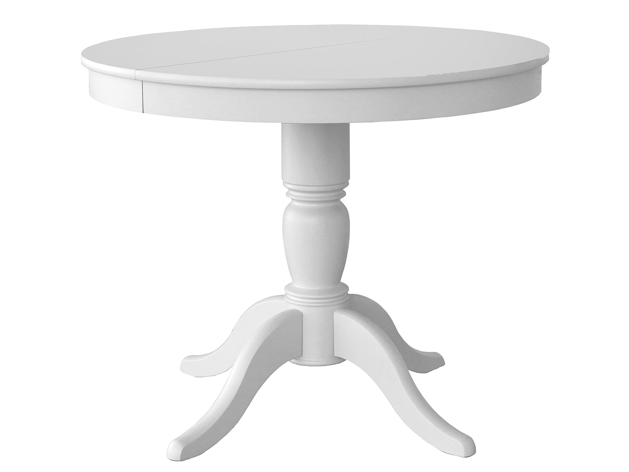 Кухонный стол Фламинго 1 Белый, Массив Бук