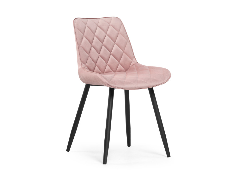 Баодин велюр розовый / черный Стул Черный, Металл стул eirill 560×495×770 мм велюр цвет розовый