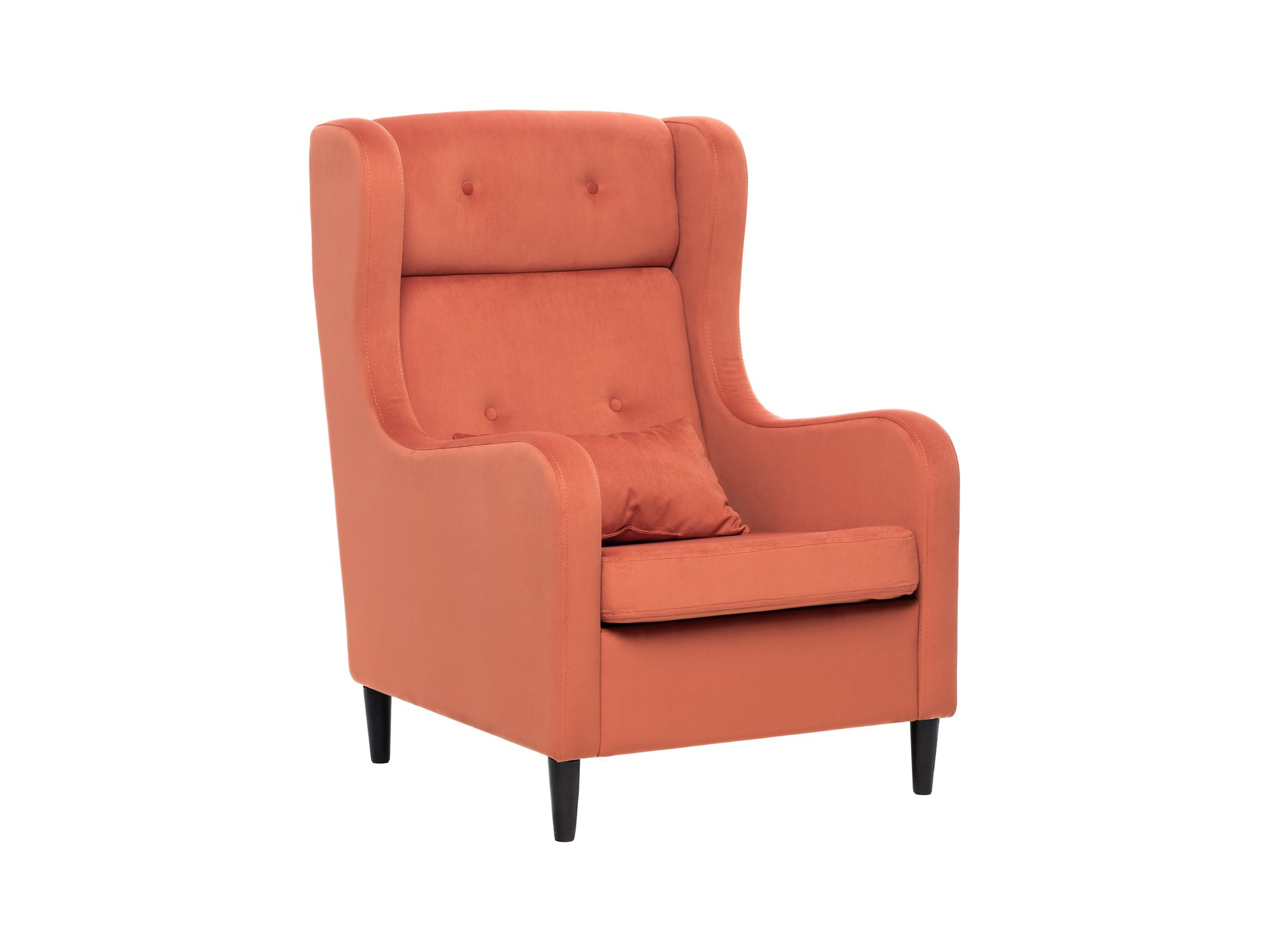 Кресло Leset Галант MebelVia V39 оранжевый, Ткань Велюр, Берёзовая фанера кресло качалка leset морено mebelvia v39 оранжевый велюр фанера гибкая