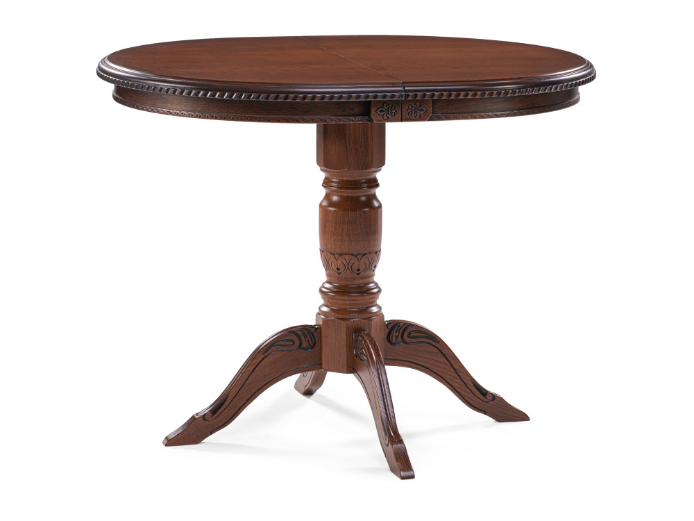 стол складной тсти миланский орех Аллофан орех миланский Стол деревянный Коричневый, массив дерева