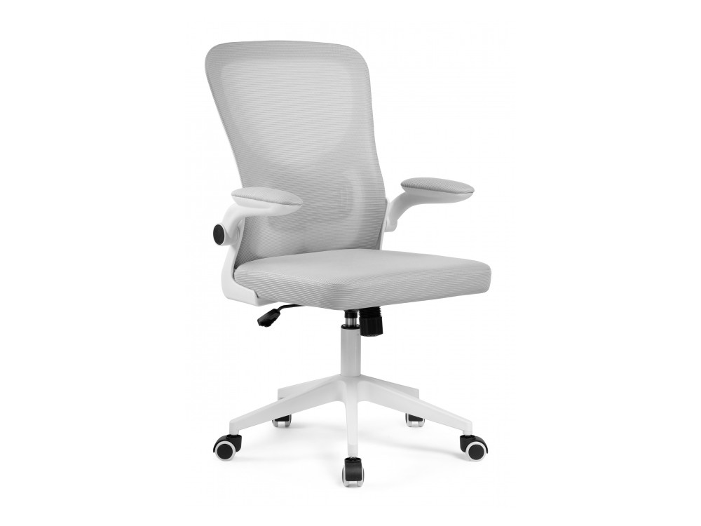 Konfi light gray / white Офисное кресло Серый, Пластик