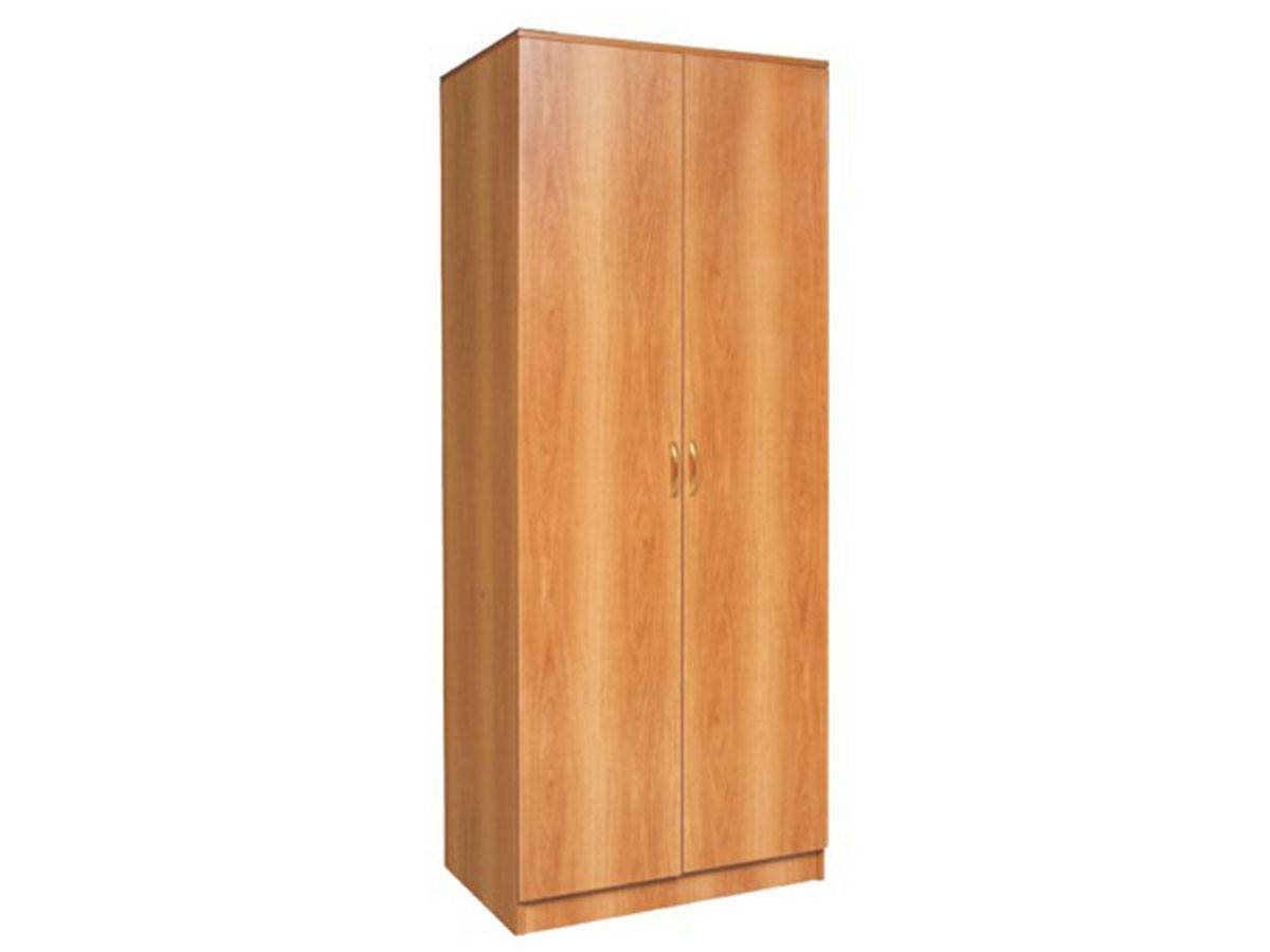 Шкаф распашной 2-х створчатый комбинированный Светлана Миланский орех, Коричневый, ЛДСП