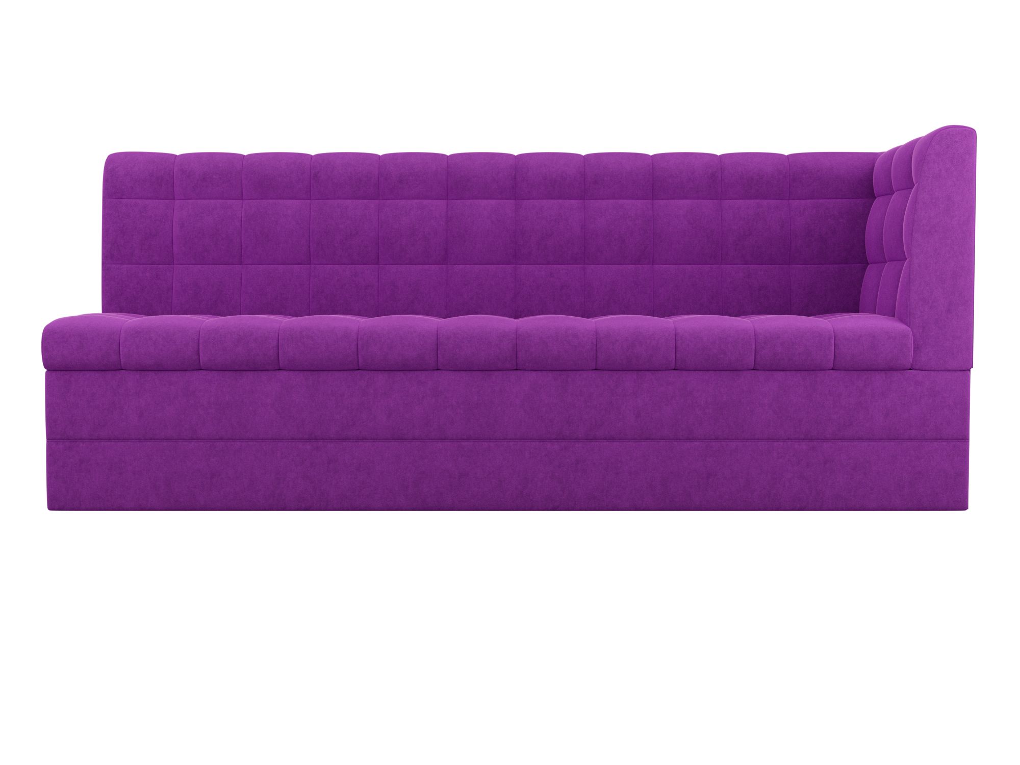 Кухонный угловой диван Бриз Правый Фиолетовый, ДСП, ЛДСП диван угловой лига диванов скарлетт вельвет фиолетовый правый угол