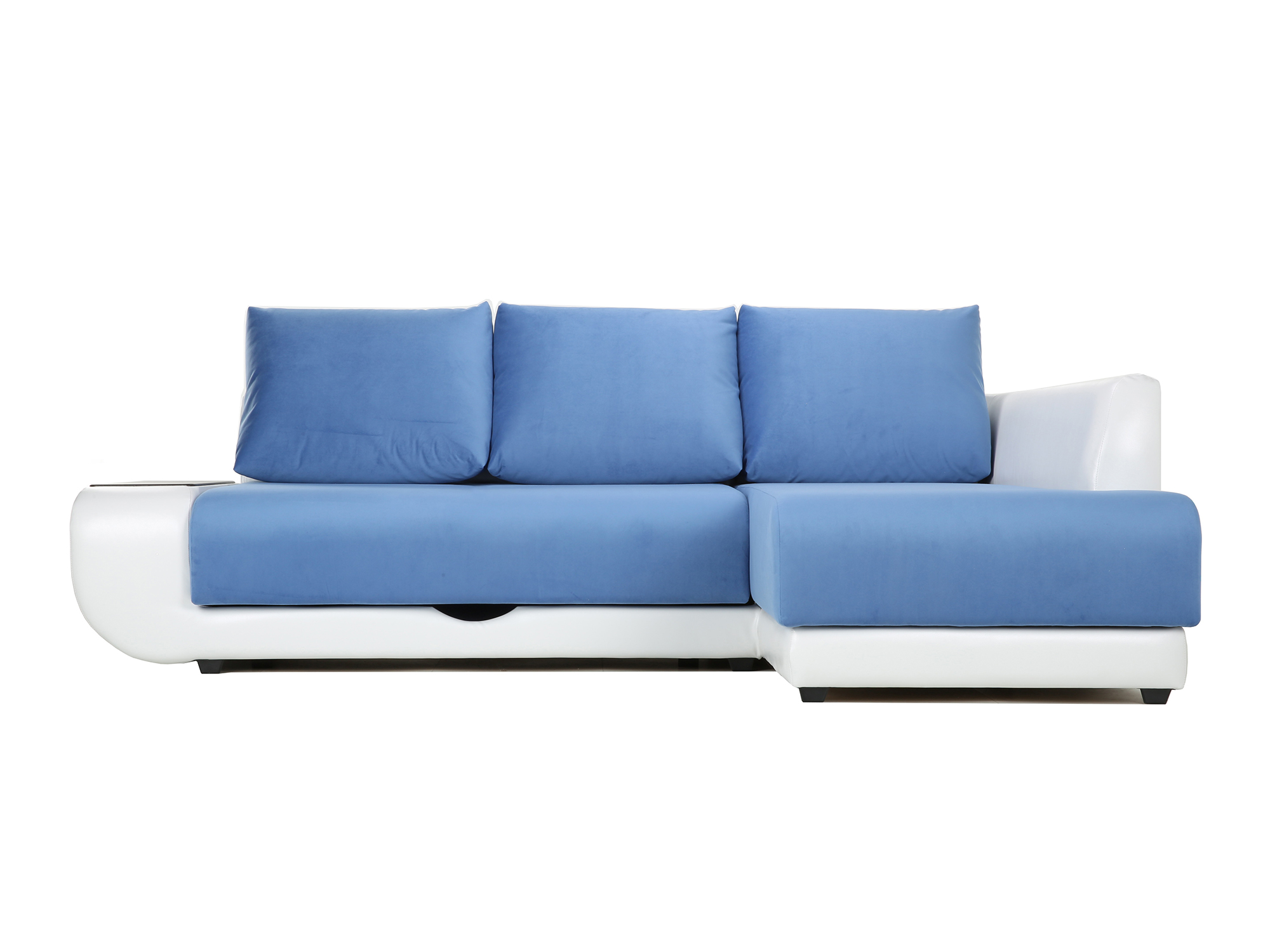 Угловой диван с независимым пружинным блоком Поло LUX НПБ (Нью-Йо угловой диван поло нью йорк левый mebelvia коричневый белый искусственная кожа вельвет массив дсп лдсп