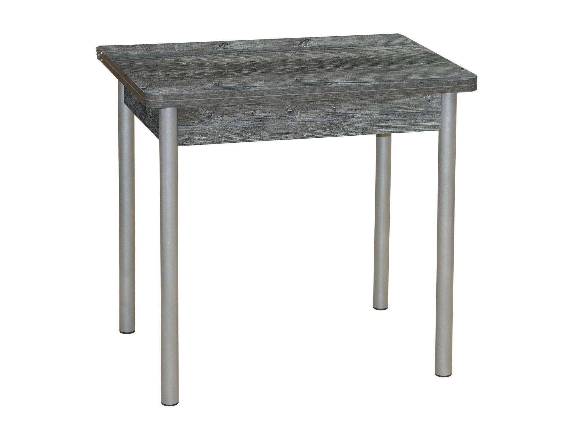 Эко 80х60 стол обеденный раскладной / пасадена/металлик Коричневый, ЛДСП стол обеденный раскладной стандарт венге коричневый темный