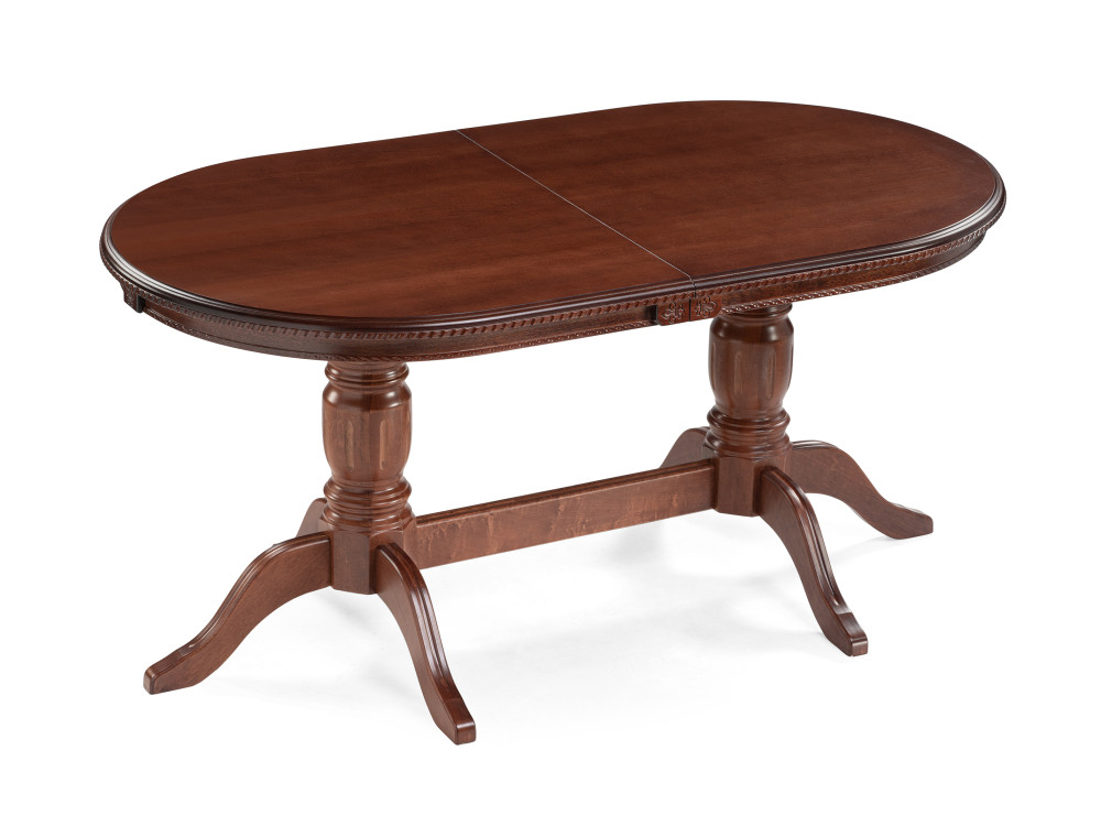 стол складной тсти миланский орех Эвклаз орех миланский Стол деревянный Коричневый, массив дерева