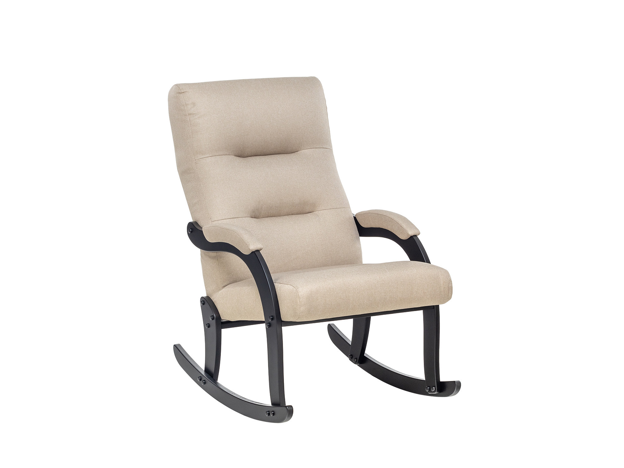 Кресло-качалка Leset Дэми MebelVia Malmo 05, Ткань Рогожка, Фанера берёзовая 21 мм, металл труба 20х1,5