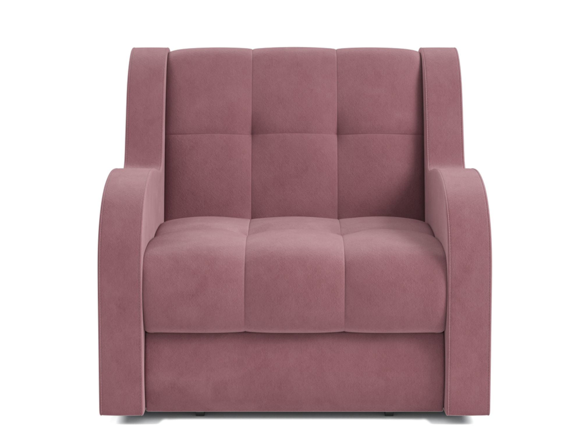 Кресло-кровать Барон MebelVia Розовый, Велюр, ДСП, Массив сосны, Металлокаркас кресло кровать барон 2 mebelvia розовый велюр дсп металл массив сосны