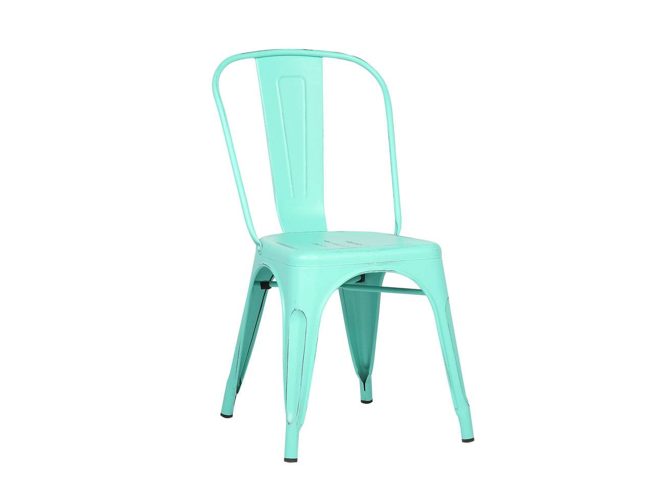 Стул Tolix Vintage Light Green Бежевый стул tolix soft серебристый серый