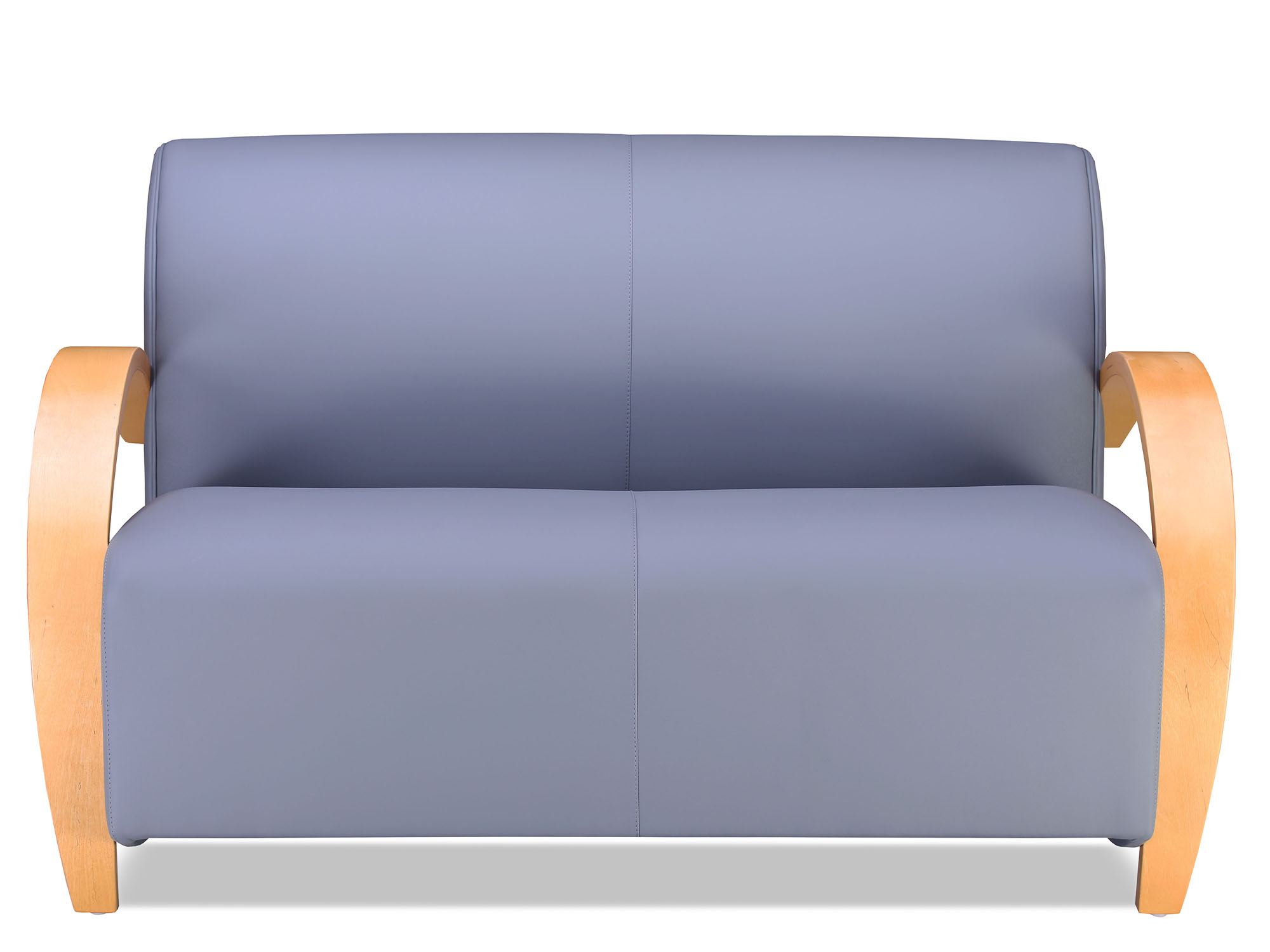 Диван Паладин 2-х местный MebelVia Серый, Искусственная кожа, МДФ диван ramart design паладин комфорт д3 orion grey