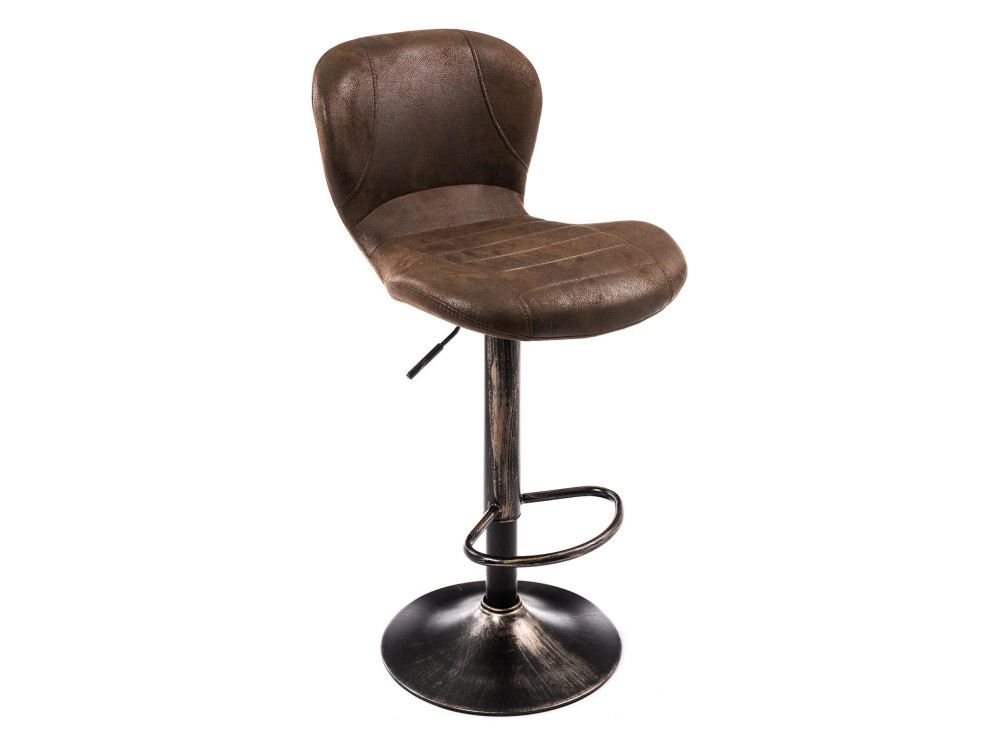 Hold vintage Барный стул Черный, Окрашенный металл capri коричневый стул коричневый окрашенный металл