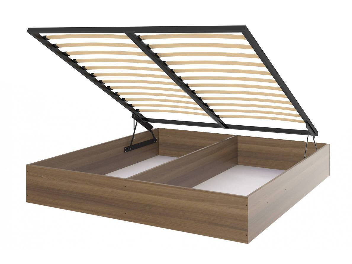 Короб для кровати Ребекка (160х200) с ПМ Коричневый, КДСП короб для кровати с пм филадельфия бежевый кдсп