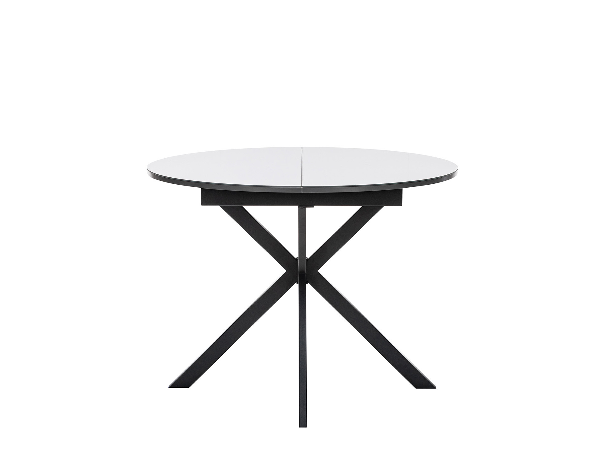 Стол раздвижной Leset Капри со стеклом Серый, ЛДСП, стекло цена и фото