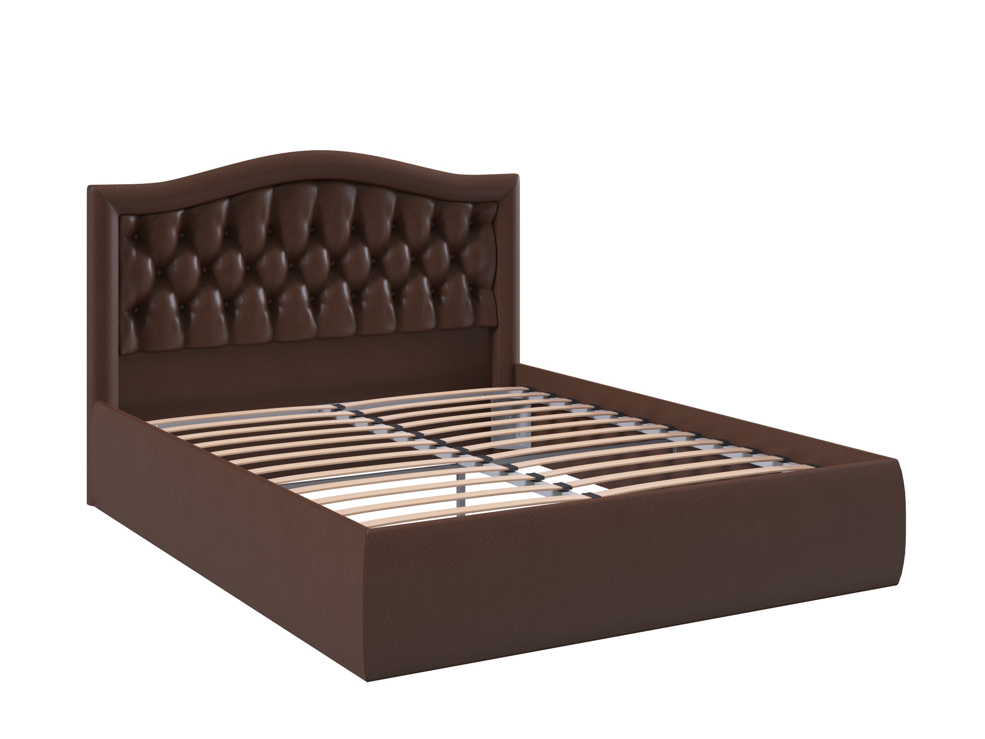 Кровать Хилтон №5 (160х200) Шоколадный, ДСП кровать хилтон 3 160х200 шоколадный дсп