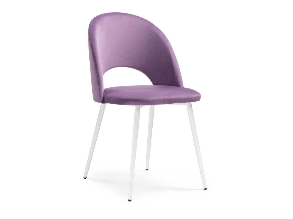 Ирре сиреневый / белый глянец Стул Белый, Окрашенный металл челси белый розовый стул белый окрашенный металл