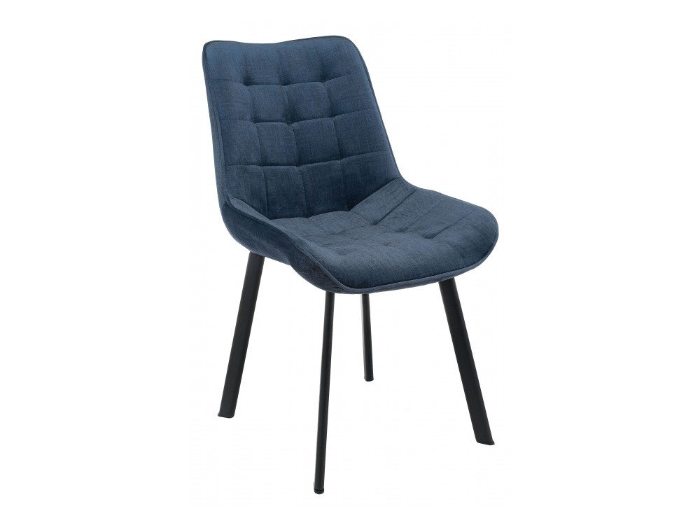 Hagen темно-синий Стул Черный, Окрашенный металл стул kenner 150 темно синий опоры капучино синий металл