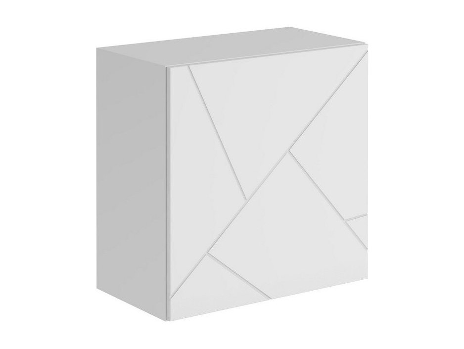 ГРАНЖ Шкаф навесной ШН-002 (Д.600) (Белый (Шагрень) / Белый софт) Бежевый, ЛДСП