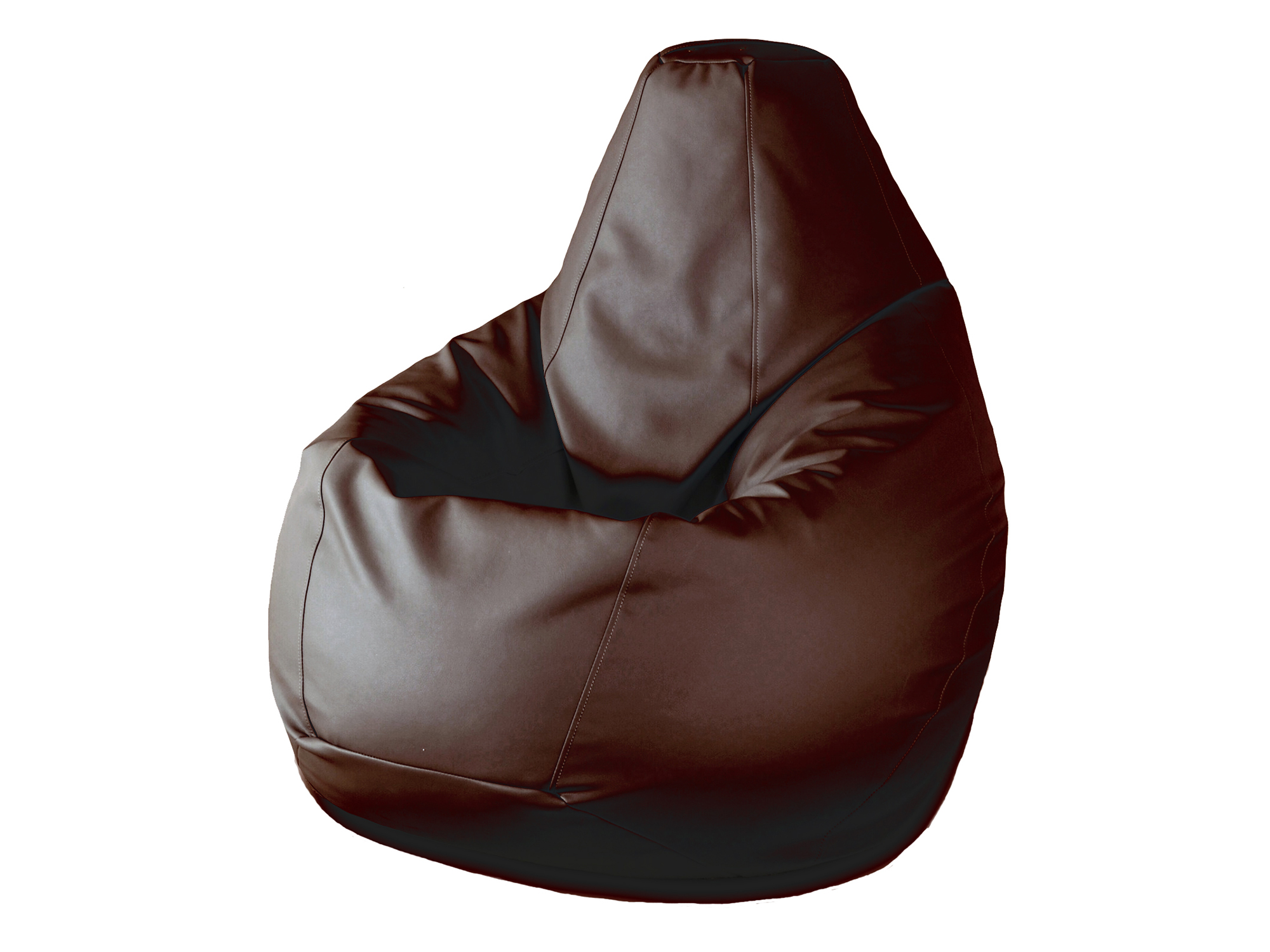 Кресло Мешок XL 125х85 MebelVia , Коричневый, Экокожа кресло мешок груша черный экокожа