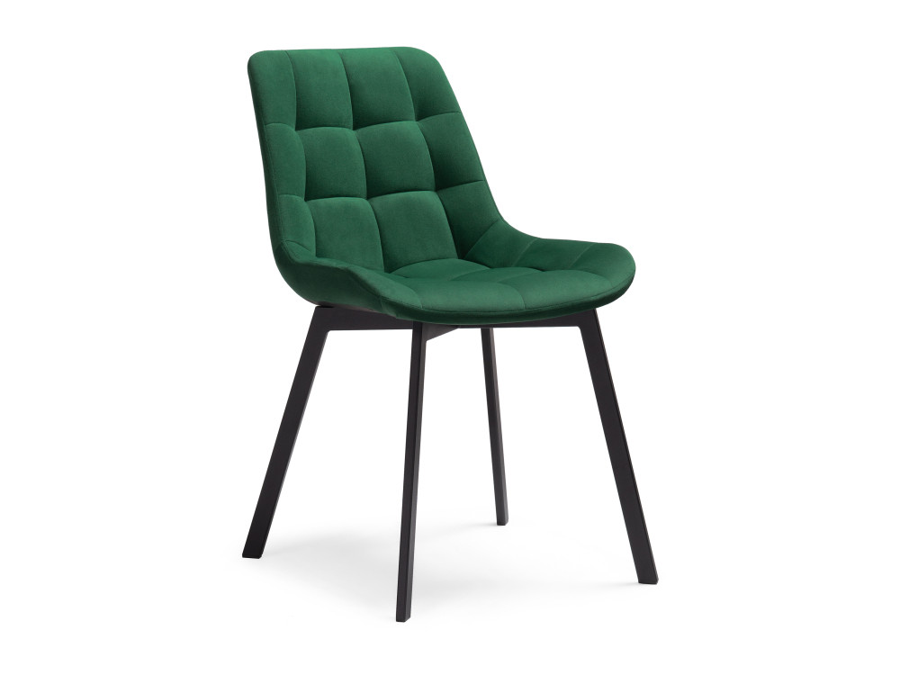 Челси черный / зеленый Стул Черный, Окрашенный металл стул на металлокаркасе челси зеленый черный
