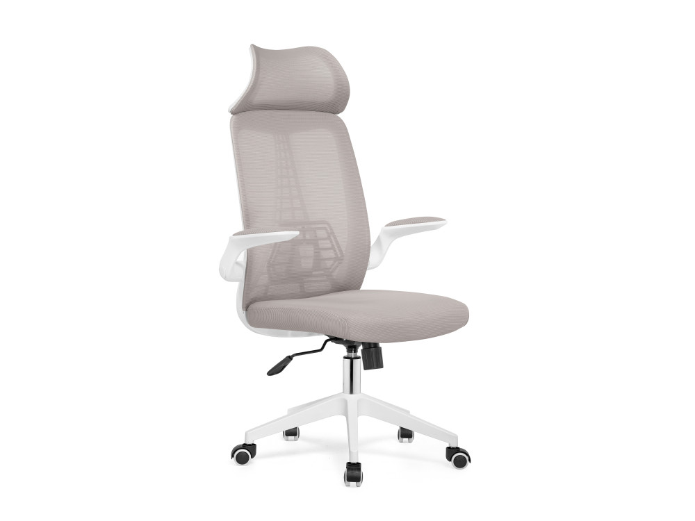 Lokus light gray Компьютерное кресло MebelVia Серый, Сетка, Пластик