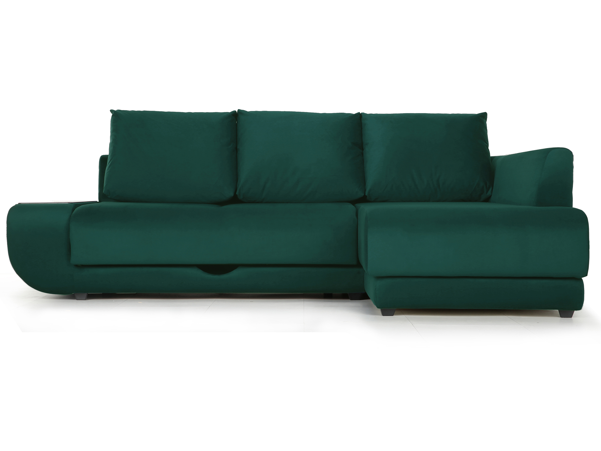 Угловой диван с независимым пружинным блоком Поло LUX НПБ (Нью-Йорк прямой диван прайм 5 книжка микровелюр нпб цвет графит мдф светлый