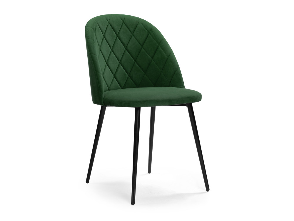 Зест темно-зеленый / черный глянец Стул Зеленый, Окрашенный металл gabi темно зеленый стул черный окрашенный металл
