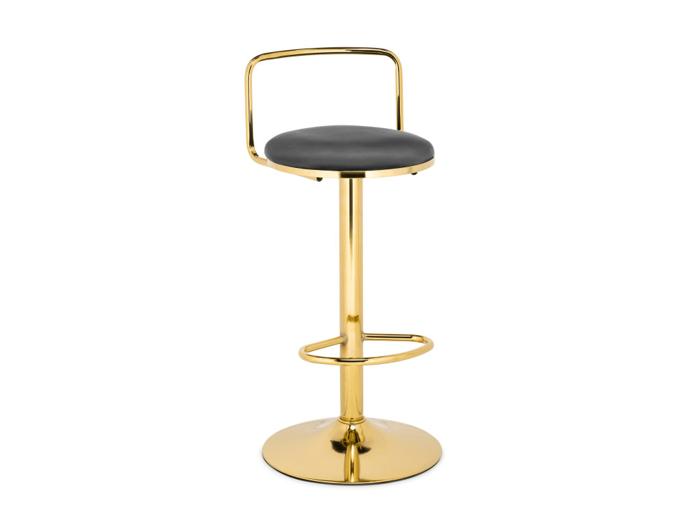 Lusia dark gray / gold Барный стул Бежевый, Металл lusia dark gray gold барный стул бежевый металл