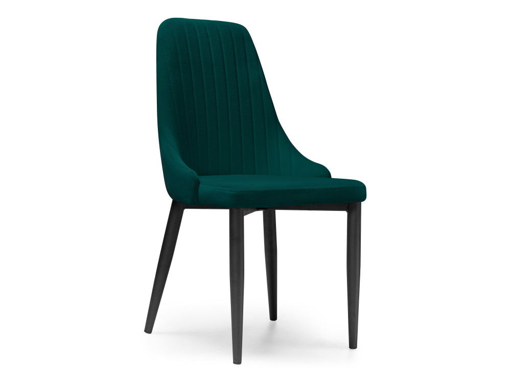 Kora green / black Стул Черный, Окрашенный металл kora light blue black стул черный окрашенный металл