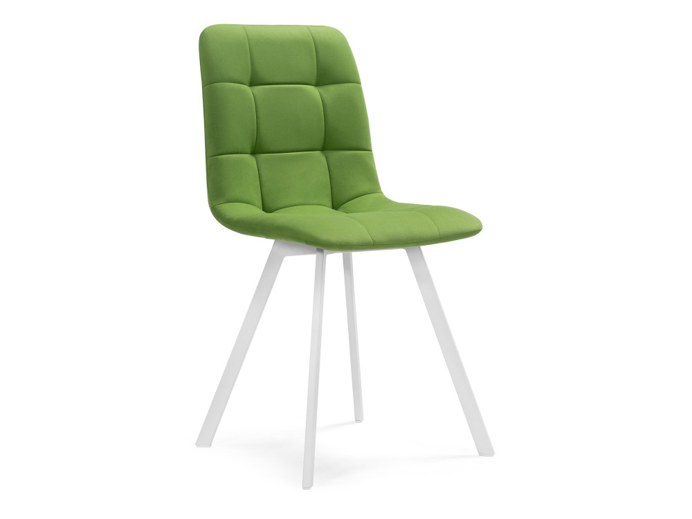 Чилли светло-зеленый / белый Стул Белый, Окрашенный металл чилли светло зеленый белый стул белый окрашенный металл