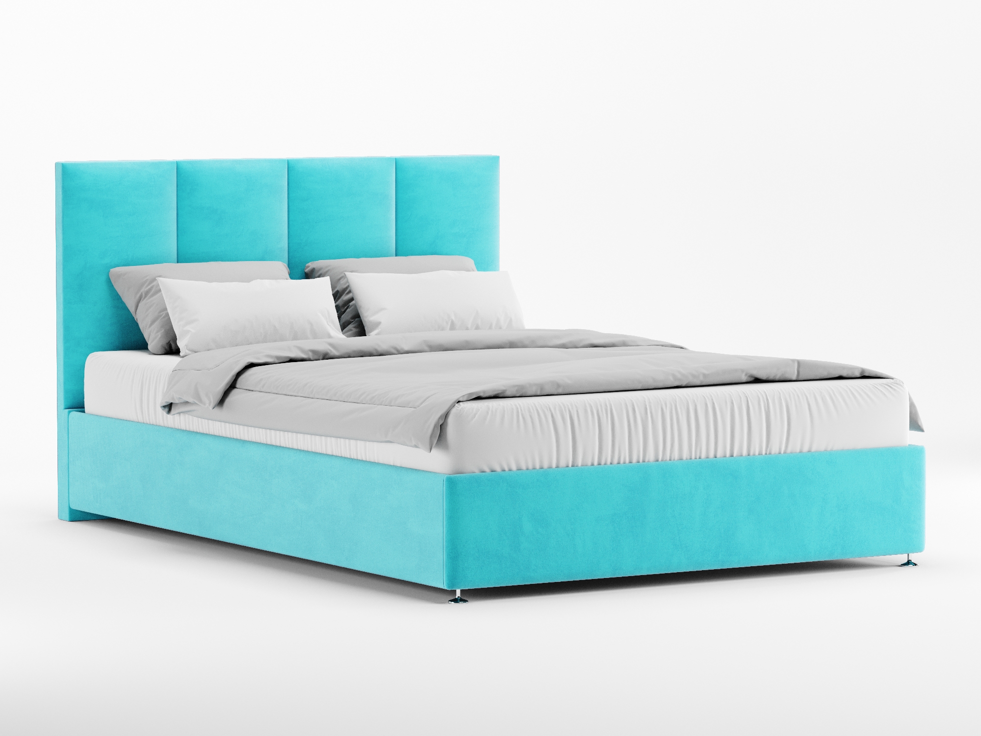 Кровать Секондо (160х200) с ПМ Салатовый, ДСП, МДФ кровать секондо 160х200 с пм фиолетовый дсп мдф