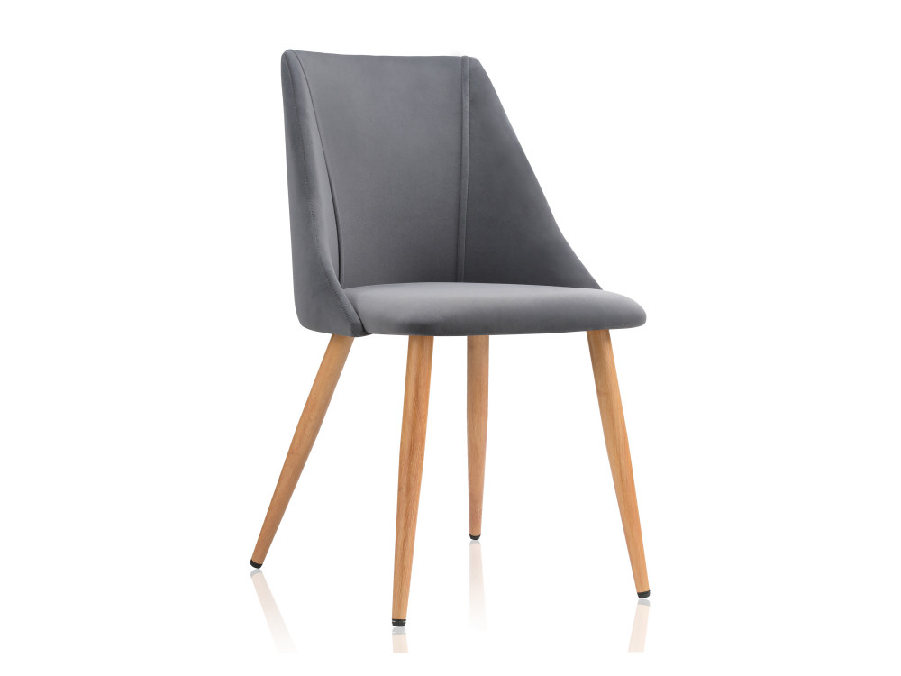 Morgan dark gray Стул серый, Металл simple gray пластиковый стул серый пластик