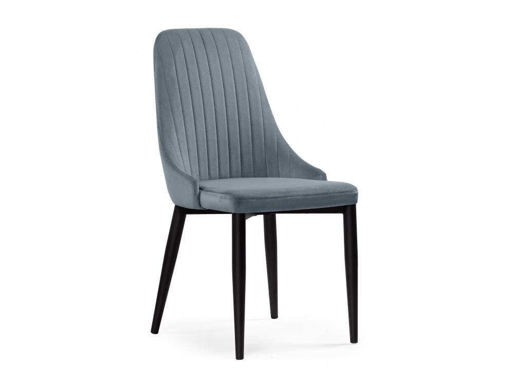 Kora gray / black Стул Черный, Окрашенный металл kora 1 light blue white black стул черный окрашенный металл