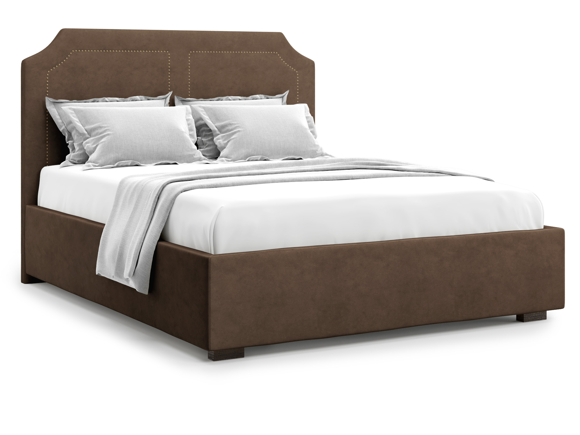 Кровать с ПМ Lago (160х200) Шоколадный, ДСП