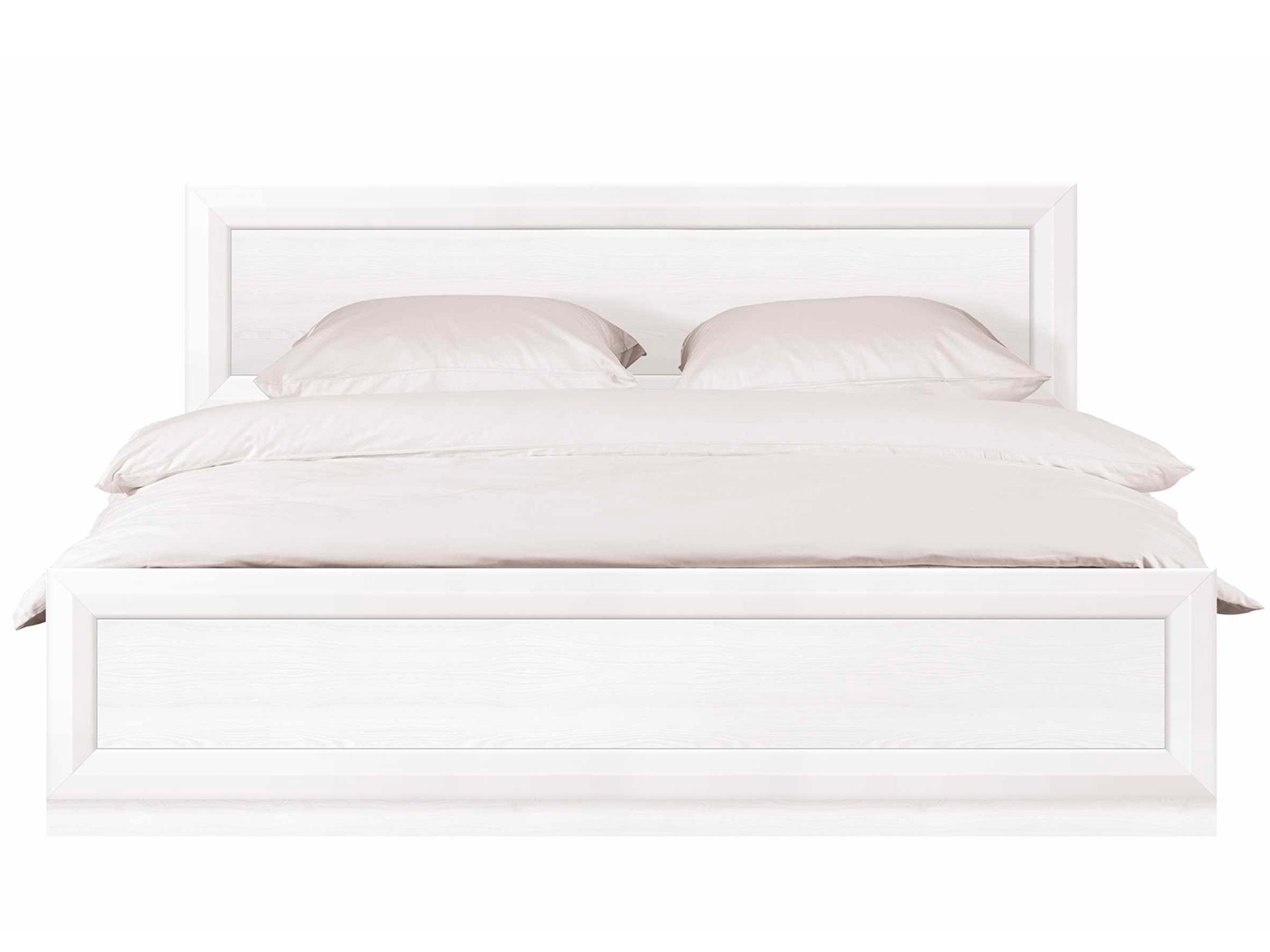 Кровать Мальта (180х200) Лиственница сибирская, Белый, Коричневый, ЛДСП кровать мальта корфу