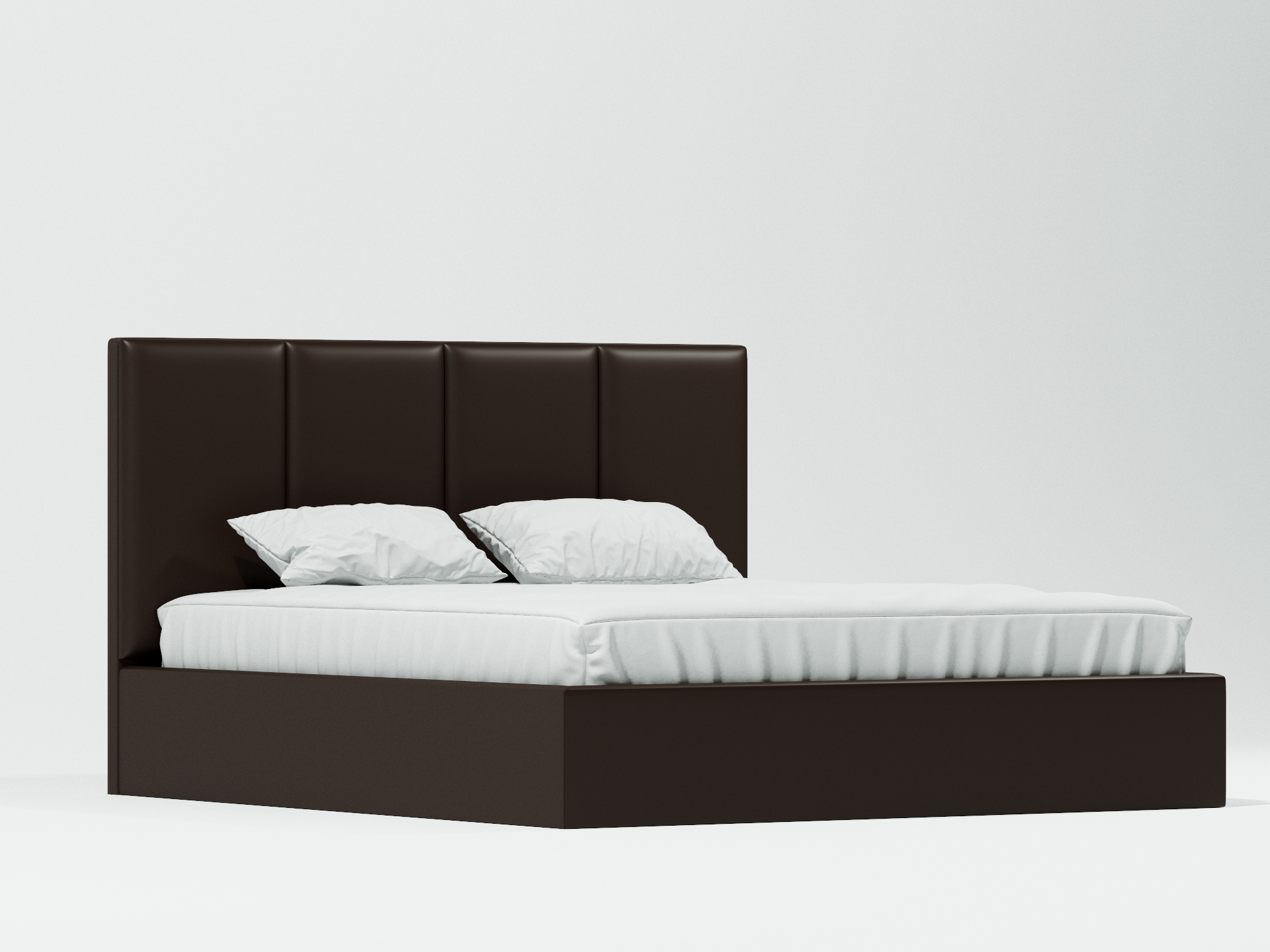 Кровать Секондо (120х200) Венге, ДСП, МДФ кровать парма 120х200 венге коричневый темный мдф лдсп