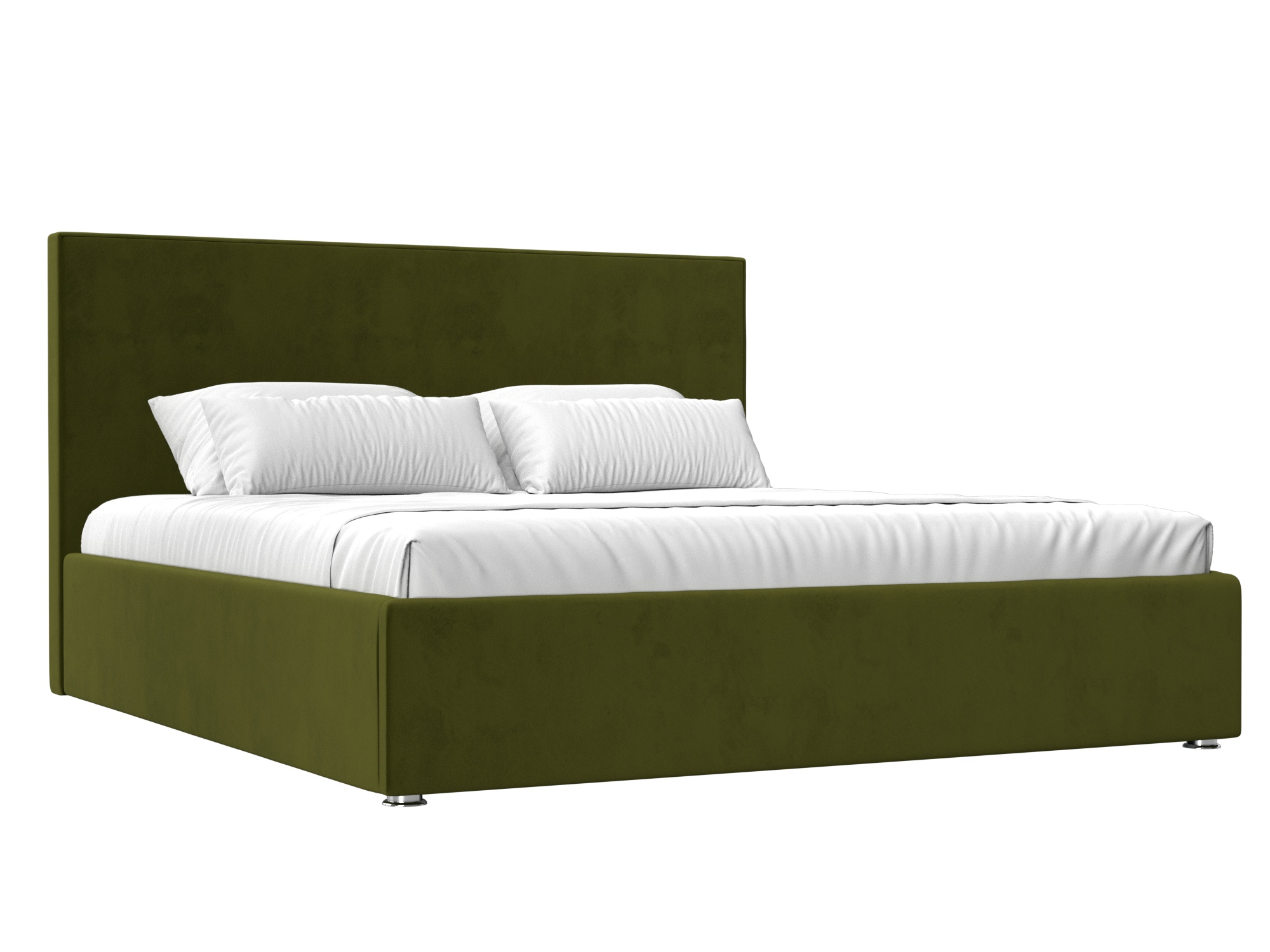 Кровать Кариба (160х200) Зеленый, ЛДСП кровать артмебель кариба эко кожа черный