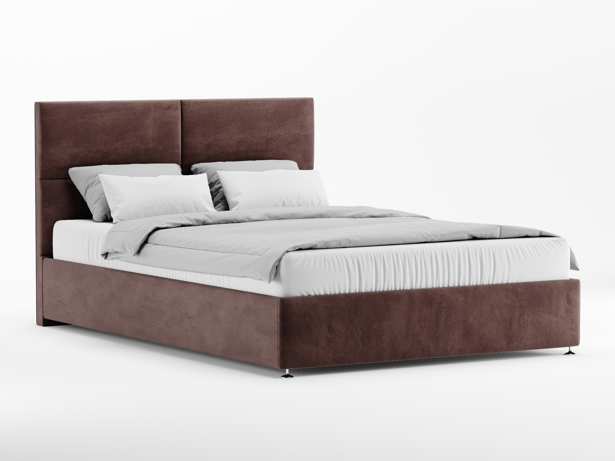 Кровать Примо (160х200) Коричневый, ДСП, МДФ кровать примо 160х200 коричневый дсп мдф