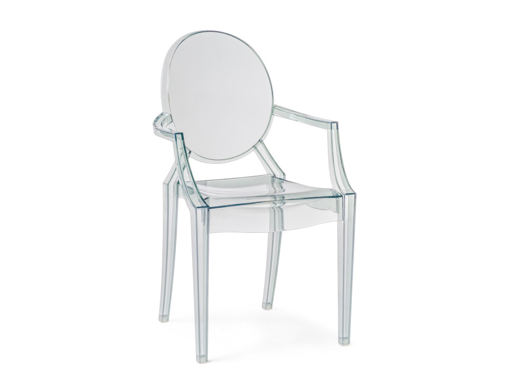 Luis gray Стул Прозрачный, Пластик simple gray пластиковый стул серый пластик