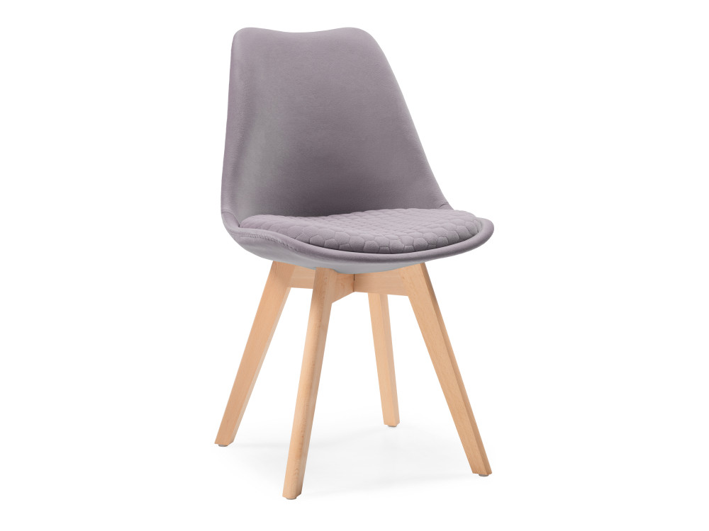 Bonuss light gray / wood Стул деревянный серый, Массив бука bonuss light blue стул деревянный голубой массив бука