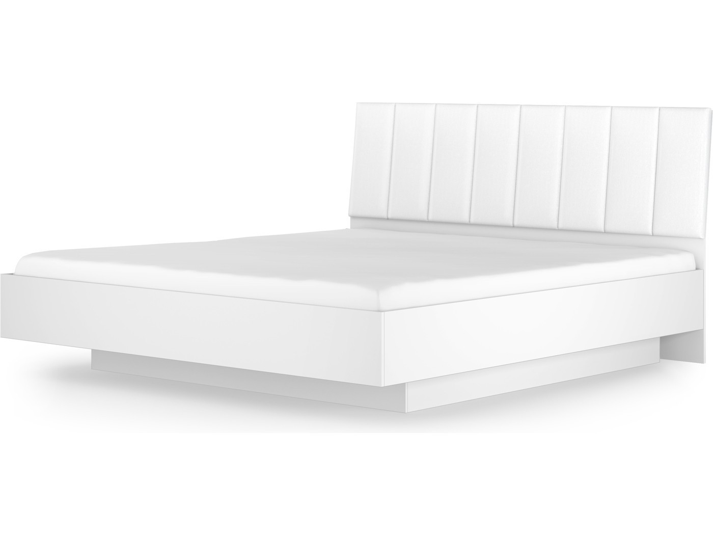 цена Кровать-7 с подъёмным основанием 1400 Марсель (Белый) Белый, ЛДСП