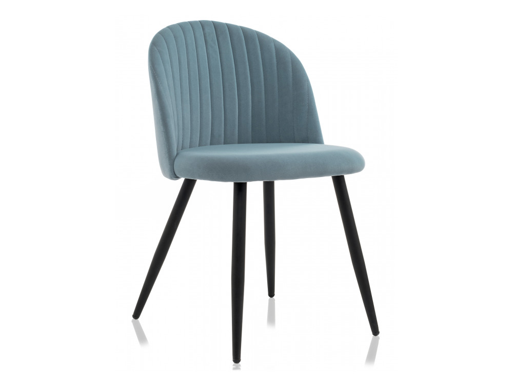 Gabi 1 light blue / black Стул на металлокаркасе Черный, Металл