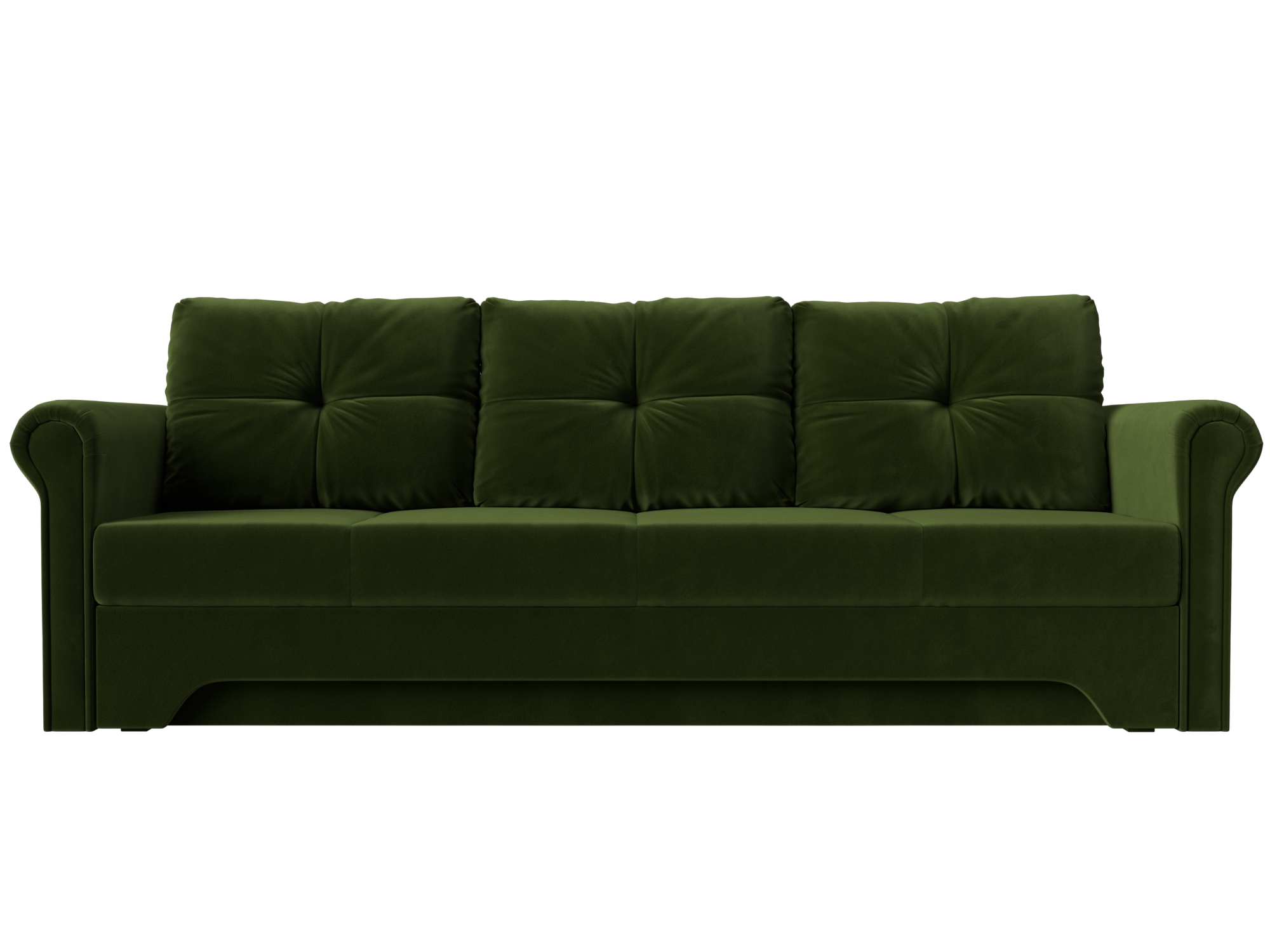 Диван Европа MebelVia , Зеленый, Микровельвет, ДСП, ЛДСП, Брус диван еврокнижка мебелико европа микровельвет фиолетово черный