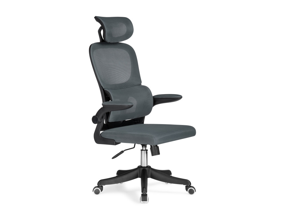 Sprut dark gray Компьютерное кресло MebelVia Серый, Сетка arano gray компьютерное кресло черный серый